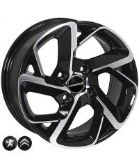 ZW BK5714 BP R15 W6.5 PCD4x108 ET25 DIA65.1